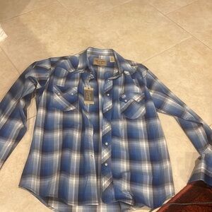 Never used men’s wrangler western retro pearl snap